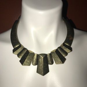 Vintage Gold Tribal Necklace